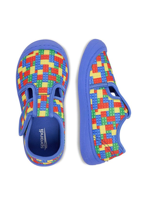 Kapcie Sprandi. Wzór: kolorowy