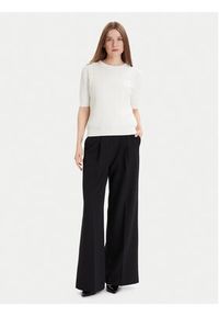 Tatuum Sweter Bazo T2501.046 Écru Regular Fit. Kolor: kremowy. Materiał: bawełna #2