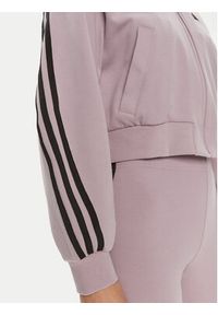 Adidas - adidas Bluza Future Icons 3-Stripes IS3652 Fioletowy Loose Fit. Kolor: fioletowy. Materiał: bawełna #3