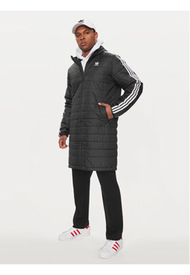 Adidas - adidas Kurtka przejściowa HM2461 Czarny Regular Fit. Kolor: czarny. Materiał: syntetyk