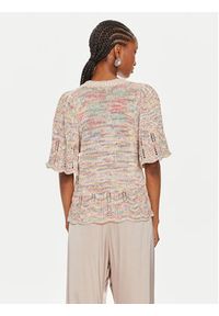 Munthe Sweter Ovacik 242161524272 Kolorowy Regular Fit. Materiał: bawełna. Wzór: kolorowy #5