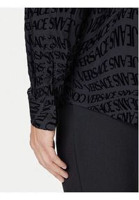 Versace Jeans Couture Koszula 79GAL2R0 NS703 Czarny Slim Fit. Kolor: czarny. Materiał: bawełna #4