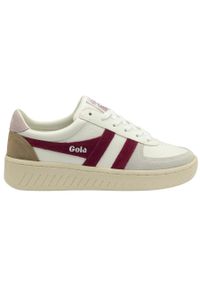 Sneakersy damskie Gola Grandslam Trident. Kolor: biały. Materiał: materiał, syntetyk. Sport: turystyka piesza #1