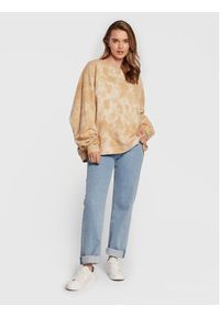 Roxy Bluza Bright Sunshine ARJFT04030 Beżowy Oversize. Kolor: beżowy. Materiał: bawełna #4