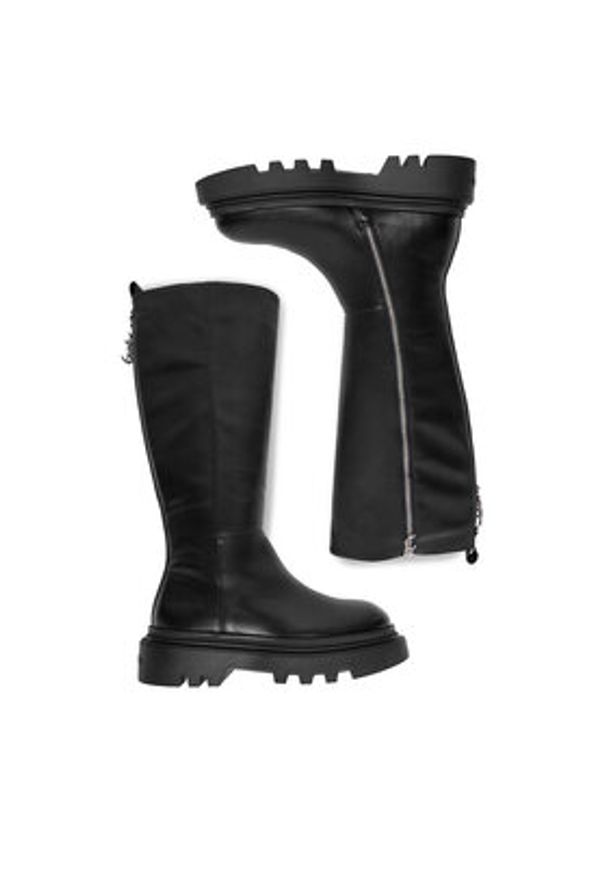 Juicy Couture Kozaki CEO-HY63020S-8 Czarny. Kolor: czarny. Materiał: materiał, syntetyk