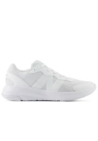 Buty młodzieżowe New Balance GK578WW - białe. Kolor: biały. Materiał: zamsz, guma, materiał, syntetyk. Szerokość cholewki: normalna. Sport: bieganie #1