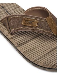 skechers - Skechers Japonki Quill - Seaside 205719/BRN Brązowy. Kolor: brązowy. Materiał: skóra #5