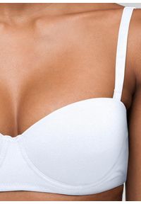 bonprix - Biustonosz na fiszbinach z odpinanymi ramiączkami z bawełny organicznej (2 sztuki). Kolor: biały. Materiał: bawełna. Rodzaj stanika: odpinane ramiączka #3