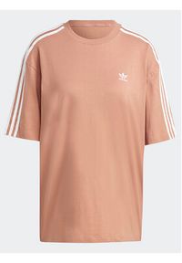 Adidas - adidas T-Shirt Adicolor Classics Oversized T-Shirt IB7450 Brązowy Relaxed Fit. Kolor: brązowy. Materiał: bawełna #7