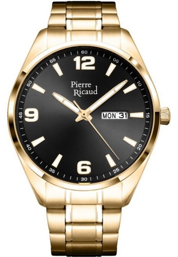 Zegarek męski Pierre Ricaud P91107.1154Q złoty. Kolor: złoty