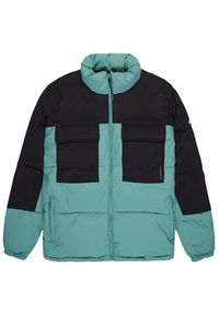 Quiksilver Kurtka zimowa Stay Puff EQYJK04179 Turkusowy Regular Fit. Kolor: turkusowy. Materiał: syntetyk. Sezon: zima #6