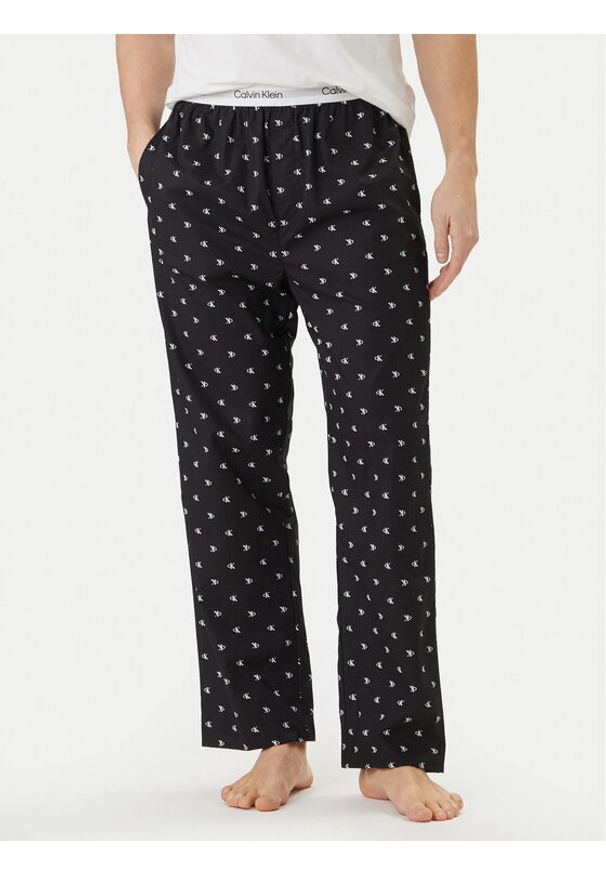 Calvin Klein Underwear Spodnie piżamowe LV00NM2830 Czarny Relaxed Fit. Kolor: czarny. Materiał: bawełna