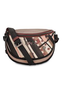 Brązowa Stylowa Damska Nerka Anekke Wygodna Torebka Na Ramię. Kolor: brązowy. Materiał: materiał #8