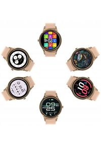 FOREVER - Forever smartwatch ForeVive 3 SB-340 złoty z głośnikiem bluetooth 3W. Rodzaj zegarka: smartwatch. Kolor: złoty #1