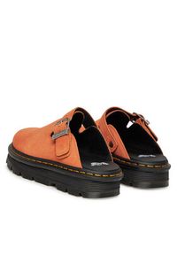 Dr. Martens Klapki Zebzag DM31937800 Pomarańczowy. Kolor: pomarańczowy. Materiał: skóra, nubuk #5