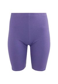ELASTIBAND - Elastyczne damskie szorty sportowe Dorina Violet XL. Kolor: fioletowy. Materiał: bawełna. Długość: krótkie. Sport: bieganie, turystyka piesza #1