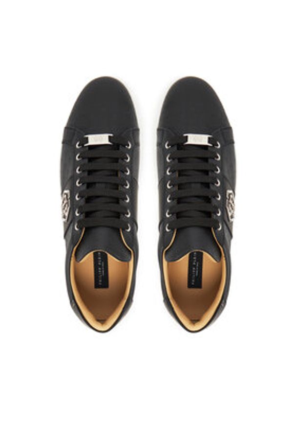 Philipp Plein - PHILIPP PLEIN Sneakersy PAES USC0768 PLE005N02 Czarny. Kolor: czarny. Materiał: skóra