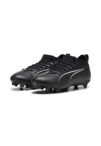 Puma - Młodzieżowe buty piłkarskie ULTRA 5 MATCH FG/AG PUMA Black White. Kolor: biały, wielokolorowy, czarny. Sport: piłka nożna