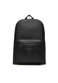 TOMMY HILFIGER - Tommy Hilfiger Plecak Business Leather Backpack AM0AM12491 Czarny. Kolor: czarny. Materiał: skóra #1