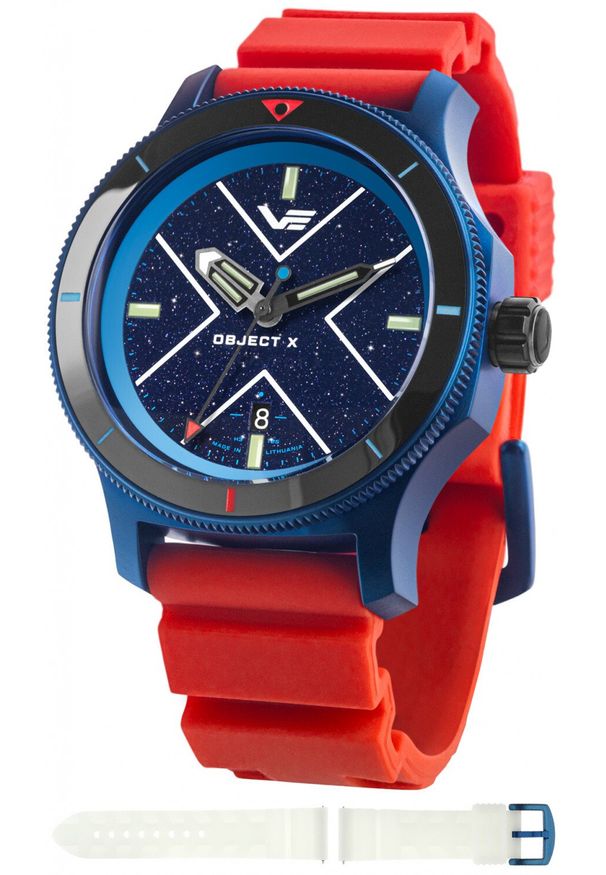 Zegarek męski Vostok Europe NH35A-599E776S czerwony. Kolor: czerwony