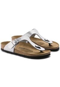 Japonki damskie Birkenstock Gizeh BF. Kolor: srebrny. Sezon: lato. Styl: sportowy, młodzieżowy #4