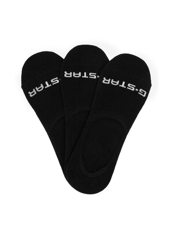 G-Star RAW - G-Star Raw Stopki AS_G-STAR_S_124_SS25 (3-PACK) Czarny. Kolor: czarny. Materiał: bawełna