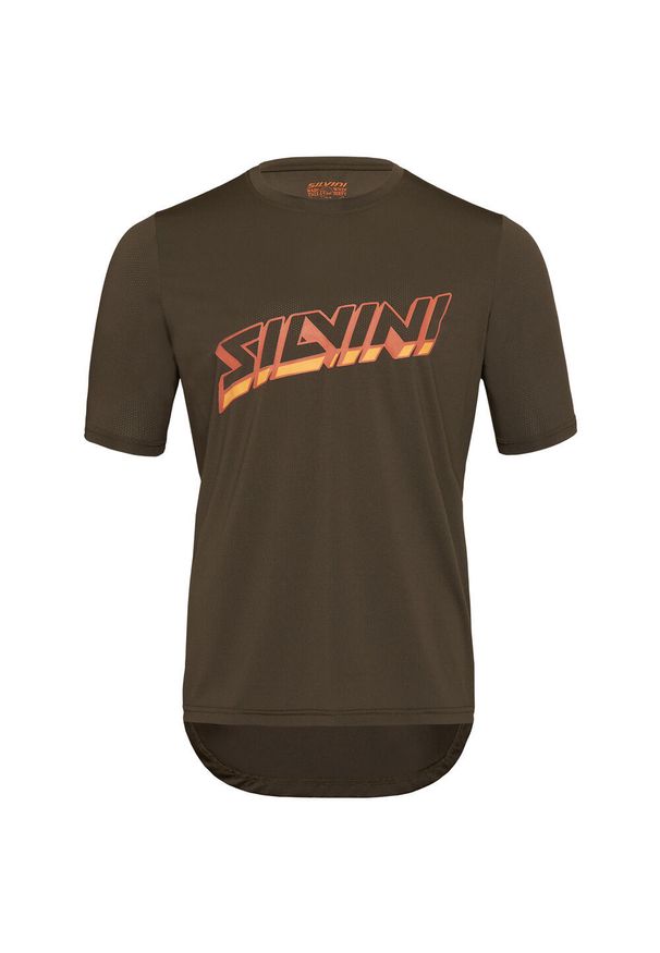 Koszulka Silvini Denno. Kolor: wielokolorowy, brązowy, zielony. Materiał: materiał, mesh. Sport: kolarstwo