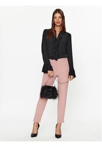 Maryley Spodnie materiałowe 23IB52Z/41CA Różowy Regular Fit. Kolor: różowy. Materiał: materiał, syntetyk #4