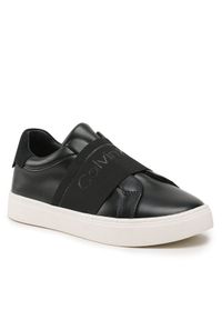 Calvin Klein Sneakersy Clean Cupsole Slip On HW0HW01416 Czarny. Zapięcie: bez zapięcia. Kolor: czarny. Materiał: skóra