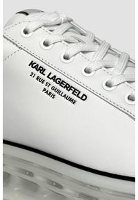 Karl Lagerfeld - KARL LAGERFELD Białe sneakersy męskie KAPRI KUSHION RSG Lo Lace. Kolor: biały #4