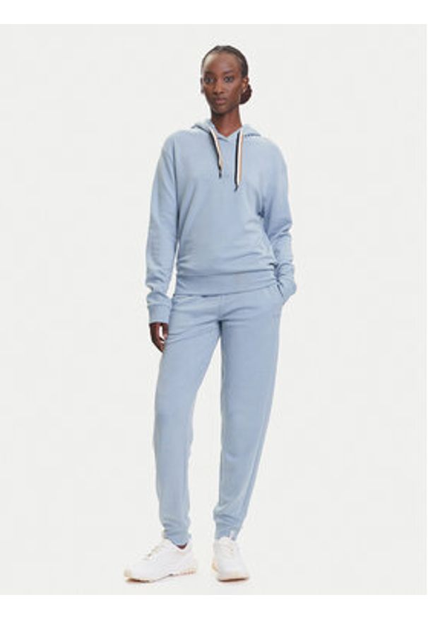 BOSS Bluza CP Stripe 50524760 Błękitny Regular Fit. Kolor: niebieski. Materiał: bawełna