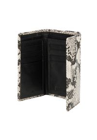 Wittchen - Damski portfel ze skóry lizard średni. Kolor: biały, wielokolorowy, czarny. Materiał: skóra #8