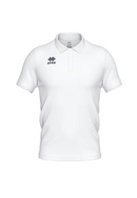 ERREA - Polo Errea Evo. Typ kołnierza: polo. Kolor: biały. Materiał: bawełna. Styl: sportowy, wakacyjny #1