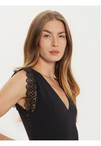 Morgan Sukienka dzianinowa 242-RMYA Czarny Slim Fit. Kolor: czarny. Materiał: syntetyk #4