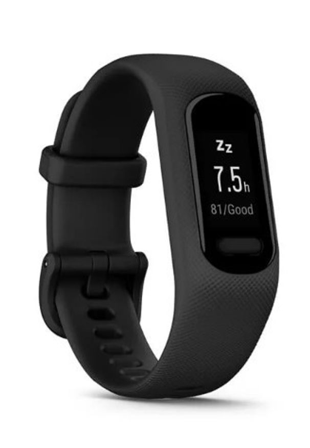 GARMIN - Garmin Vivosmart 5 czarny mały. Rodzaj zegarka: cyfrowe. Kolor: czarny. Styl: sportowy