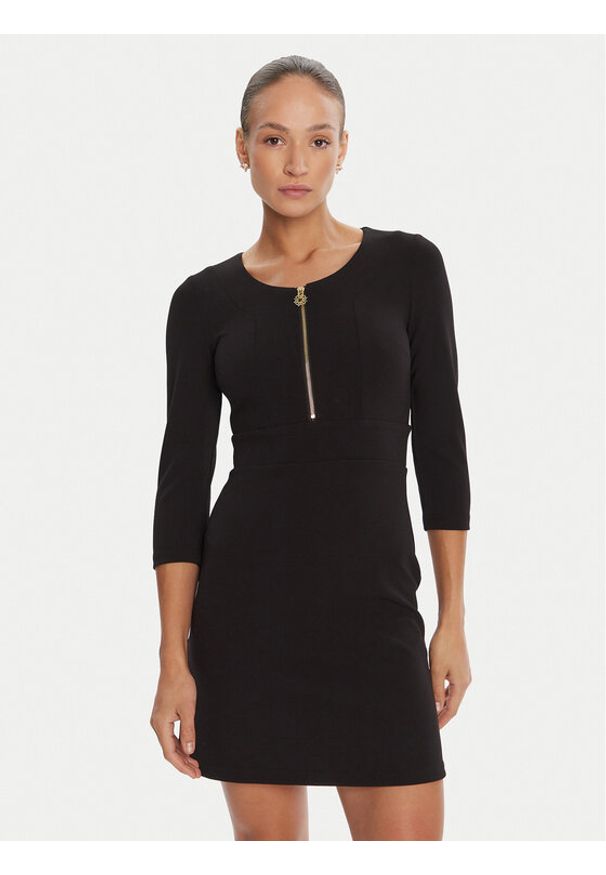 Rinascimento Sukienka koktajlowa CFC0125584003 Czarny Slim Fit. Kolor: czarny. Materiał: syntetyk. Styl: wizytowy