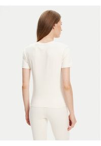 Guess T-Shirt V5RI10 KCD02 Écru Regular Fit. Materiał: syntetyk #3