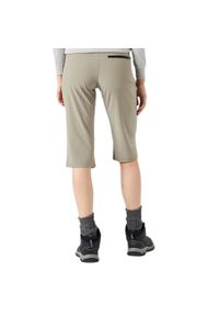 Spodnie trekkingowe 3/4 damskie CMP Capri. Kolor: zielony. Materiał: elastan, poliester. Sport: turystyka piesza