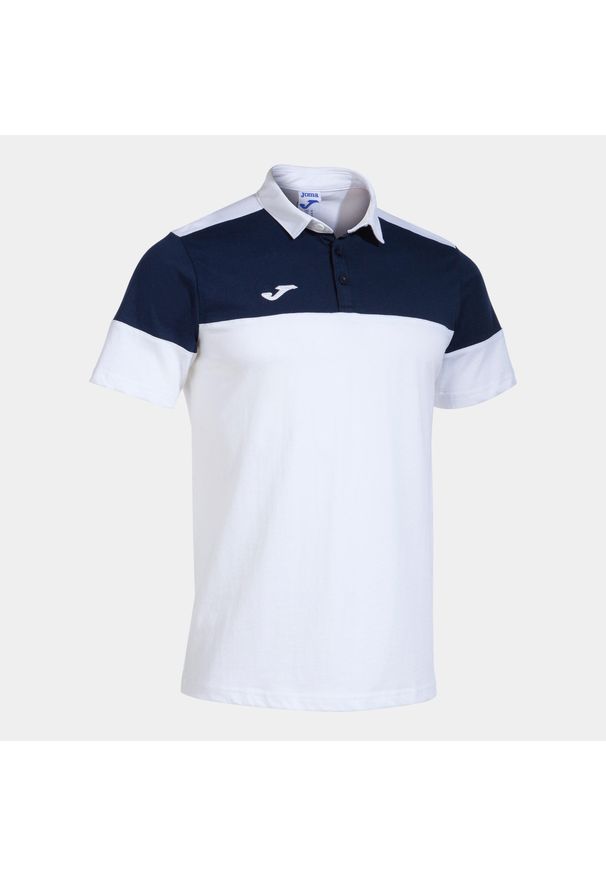 Polo Joma Crew V. Typ kołnierza: polo. Kolor: niebieski, wielokolorowy, biały. Materiał: bawełna, materiał. Sport: piłka nożna