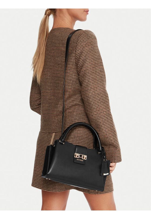 Guess Torebka HWVG98 91050 Czarny. Kolor: czarny. Materiał: skórzane