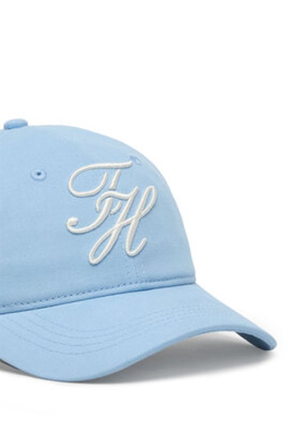 TOMMY HILFIGER - Tommy Hilfiger Czapka z daszkiem Logo Embroidery Baseball Cap AW0AW18338 Niebieski. Kolor: niebieski. Materiał: bawełna