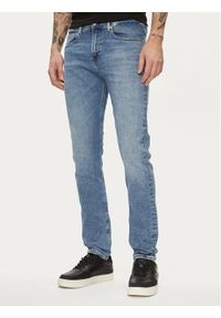 Calvin Klein Jeans Jeansy J30J324848 Niebieski Skinny Fit. Kolor: niebieski