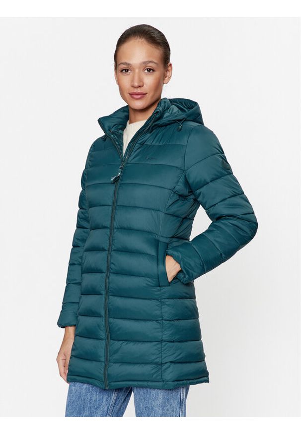 Pepe Jeans Płaszcz zimowy Maddie Long PL402252 Zielony Regular Fit. Kolor: zielony. Materiał: syntetyk. Sezon: zima