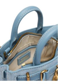 TOMMY HILFIGER - Tommy Hilfiger Torebka American Icon Micro Tote Suede AW0AW18853 Błękitny. Kolor: niebieski. Materiał: skórzane #2