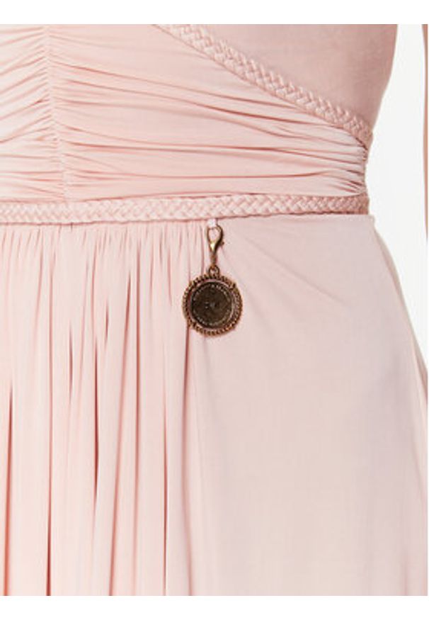 Elisabetta Franchi Sukienka wieczorowa AB-430-32E2-V700 Różowy Regular Fit. Kolor: różowy. Styl: wizytowy