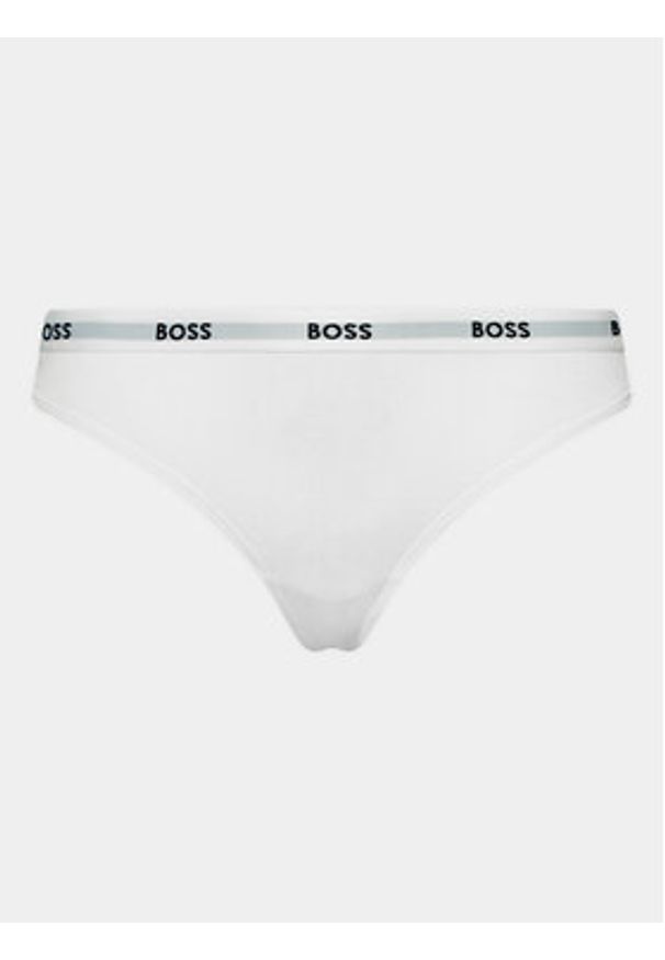 BOSS - Boss Stringi 50502752 Biały. Kolor: biały. Materiał: wiskoza