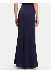 ACCESS FASHION Spódnica maxi 53-6023-147 Granatowy Regular Fit. Kolor: niebieski. Materiał: syntetyk