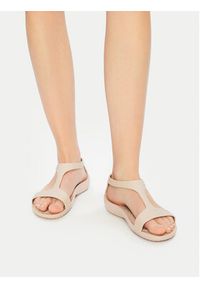 Crocs Sandały SERENA SANDAL 205469-212 Beżowy. Kolor: beżowy