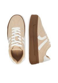 DeeZee Sneakersy AM2518 Beżowy. Kolor: beżowy. Materiał: skóra #4