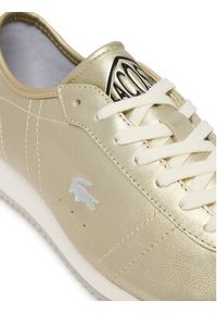 Lacoste Sneakersy Club-Low 51SFA0137 Złoty. Kolor: złoty. Materiał: skóra #3